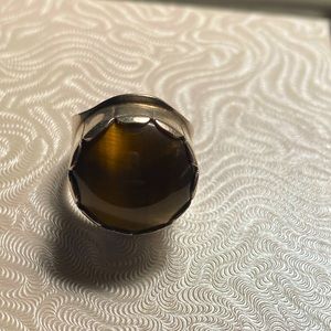 Sterling Silver Cat Eye ring expandable to fit